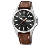 Festina Reloj para Hombre F20358/2 Cuero Elegante Reloj Clásico Braun UF20358/2