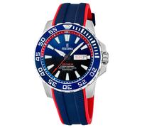 Festina Reloj Profesional De Buceo Con Día Y Fecha (45 Mm), Esfera Azul