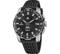Festina Reloj Smartwatch Hombre Híbrido Connected Full D de Caucho Negro | Analógico Inteligente, Hasta 10 días de Batería, Pantalla Completa, Llamadas Bluetooth, GPS, Monitor Salud y Sueño F23305/8