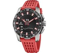 Festina Reloj Smartwatch Hombre Híbrido Connected Full D de Caucho Rojo | Analógico Inteligente, Hasta 10 días de Batería, Pantalla Completa, Llamadas Bluetooth, GPS, Monitor Salud y Sueño F23305/4