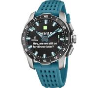 Festina Reloj Smartwatch Hombre Híbrido Connected Full D de Caucho Turquesa | Analógico Inteligente, Hasta 10 días de Batería, Pantalla Completa, Llamadas Bluetooth, GPS, Monitor Salud y Sueño F23305/5