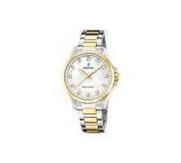 Festina Reloj Solar Mujer de Acero Inoxidable 316l Multi - Movimiento de Cuarzo - Cristal Mineral de Alta Resistencia - Resistente al Agua 5 ATM F20655/1 - Solar Energy