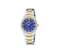 Festina Reloj Solar Mujer de Acero Inoxidable 316l Multi - Movimiento de Cuarzo - Cristal Mineral de Alta Resistencia - Resistente al Agua 5 ATM F20659/2 - Solar Energy