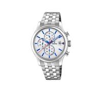 Festina Reloj Timeless Chronograph F20374/1 Plateado Correa DE Acero, Hombre