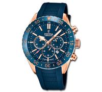 Festina Sport Hombre Reloj F20516/1 Silicona Pulsera Cerámica Azul UF20516/1