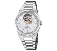 Festina Swiss Made Reloj Automático Mujer de Acero Inoxidable 316l Plateado | Cristal de Zafiro de Alta Resistencia, Resistente al Agua 10 ATM F20054/1, Automatic