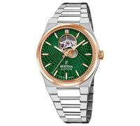 Festina Swiss Made Reloj Automático Hombre de Acero Inoxidable 316l | Plateado, Reloj Analógico Hombre, Cristal Zafiro de Alta Resistencia, Resistente al Agua 10 ATM F20061/3 Automatic