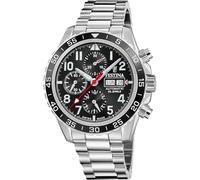 Festina Swiss Made Reloj Automático Hombre de Acero Inoxidable 316l Plateado Reloj Analógico Hombre - Calendario - Cristal Zafiro de Alta Resistencia - Resistente al Agua 10 ATM F20055/4 Automatic