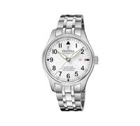 Festina Swiss Made Reloj Automático Hombre de Acero Inoxidable 316l Plateado Reloj Analógico Hombre - Calendario - Cristal Zafiro de Alta Resistencia - Resistente al Agua 10 ATM F20151/A Automatic