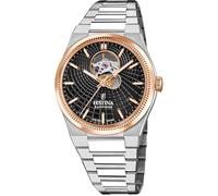 Festina Swiss Made Reloj Automático Hombre de Acero Inoxidable 316l Plateado Reloj Analógico Hombre - Cristal Zafiro de Alta Resistencia - Resistente al Agua 10 ATM F20061/4 Automatic