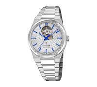 Festina Swiss Made Reloj Automático Hombre de Acero Inoxidable 316l Plateado Reloj Analógico Hombre - Cristal Zafiro de Alta Resistencia - Resistente al Agua 10 ATM F20053/1 Automatic