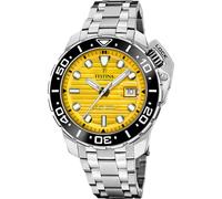 Festina Swiss Made Reloj Automático Hombre de Acero Inoxidable 316l Plateado Reloj Analógico Hombre - Calendario - Cristal Zafiro Resistente - Resistente al Agua 30 ATM F20043/1 Automatic