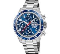 Festina Swiss Made Reloj Automático Hombre de Acero Inoxidable 316l Plateado Reloj Analógico Hombre - Calendario - Cristal Zafiro de Alta Resistencia - Resistente al Agua 10 ATM F20055/3 Automatic