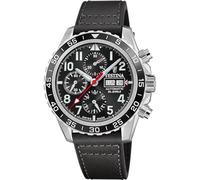 Festina Swiss Made Reloj Automático Hombre de Cuero Negro Reloj Analógico Hombre - Calendario - Cristal Zafiro de Alta Resistencia - Resistente al Agua 10 ATM Elegante F20056/3 Automatic