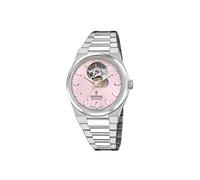 Festina Swiss Made Reloj Automático Mujer de Acero Inoxidable 316l Plateado