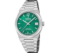 Festina Swiss Made Reloj Automático Mujer de Acero Inoxidable 316l Plateado | Cristal de Zafiro de Alta Resistencia, Resistente al Agua 10 ATM, Calendario F20029/5