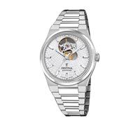 Festina Swiss Made Reloj Automático Mujer de Acero Inoxidable 316l Plateado - Cristal de Zafiro de Alta Resistencia - Resistente al Agua 10 ATM F20054/1 - Automatic