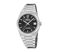 Festina Swiss Made Reloj Automático Mujer de Acero Inoxidable 316l Plateado | Cristal de Zafiro de Alta Resistencia, Resistente al Agua 10 ATM, Calendario F20029/6
