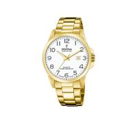 Festina Swiss Made Reloj Hombre Analógico de Acero Inoxidable 316l Dorado