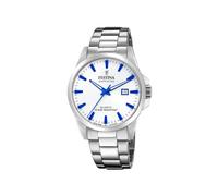 Festina Swiss Made Reloj Hombre Analógico de Acero Inoxidable 316l Plateado