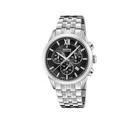 Festina Reloj Hombre Swiss Made F20040/4 Cronógrafo Acero 316L Plateado Zafiro 10 ATM