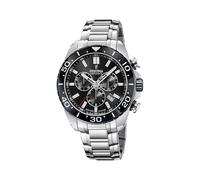 Festina Swiss Made Reloj Hombre Analógico de Acero Inoxidable 316l Plateado