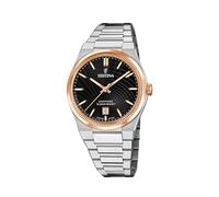 Festina Swiss Made Reloj Hombre Analógico de Acero Inoxidable 316l Plateado - Movimiento de Cuarzo - Calendario - Cristal Zafiro Resistente - Resistente al Agua 10 ATM F20065/4 Rive Collection
