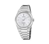 Festina Swiss Made Reloj Hombre Analógico de Acero Inoxidable 316l Plateado