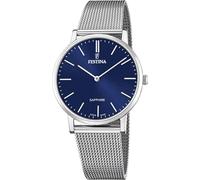 Festina Swiss Made Reloj Hombre Analógico de Acero Inoxidable 316l Plateado