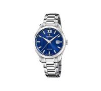 Festina Swiss Made Reloj Hombre Analógico de Acero Inoxidable 316l Plateado