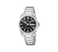 Festina Swiss Made Reloj Hombre Analógico de Acero Inoxidable 316l Plateado - Movimiento de Cuarzo - Calendario - Cristal Zafiro Resistente - Resistente al Agua 10 ATM F20073/5 Classic Steel