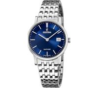 Festina Reloj de mujer F20019/2 – Swiss Made, acero inoxidable 316L, zafiro, 5 ATM – Classic Steel