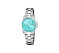 Festina Swiss Made Reloj Mujer Analógico de Acero Inoxidable 316l Plateado - Movimiento de Cuarzo - Cristal Zafiro Resistente - Resistente al Agua 10 ATM - Calendario F20049/4 - Classic Steel