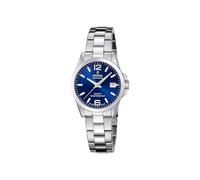 Festina Swiss Made Reloj Mujer Analógico de Acero Inoxidable 316l Plateado - Movimiento de Cuarzo - Cristal Zafiro Resistente - Resistente al Agua 10 ATM - Calendario F20049/5 - Classic Steel