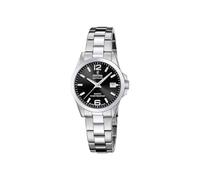 Festina Swiss Made Reloj Mujer Analógico de Acero Inoxidable 316l Plateado - Movimiento de Cuarzo - Cristal Zafiro Resistente - Resistente al Agua 10 ATM - Calendario F20049/6 - Classic Steel