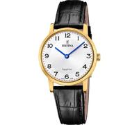 Festina Swiss Made Reloj Mujer Analógico de Cuero | Movimiento de Cuarzo, Cristal de Zafiro de Alta Resistencia, Resistente al Agua 5 ATM, y F20017/5, Classic Leather