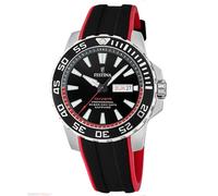 Festina Reloj de Hombre Caucho Negro Rojo The Originals Pulsera Uf20662/3