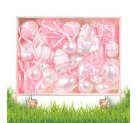 Festival de décoration d'œufs - Ornements d'œufs suspendus, vacances de Pâques, Avec Des Motifs et Des Couleurs Vives qui ajoutent UNE Touche captivante et chaleureuse à Votre Maison, en Font u