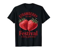 Festival de la Fresa EST 1968 Una Fruta de Buen Tiempo de Bayas Camiseta