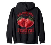 Festival de la Fresa EST 1968 Una Fruta de Buen Tiempo de Bayas Sudadera con Capucha