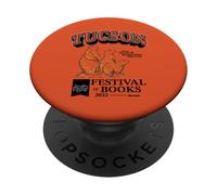 Festival de Libros de Tucson | TFOB 2022 | Mascota del Perro de la Pradera PopSockets PopGrip Adhesivo