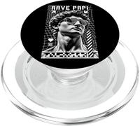 Festival de música EDM Rave Papi Trippy David Statue Techno PopSockets PopGrip para MagSafe