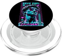 Festival de música EDM Rave Papi Trippy David Statue Techno PopSockets PopGrip para MagSafe