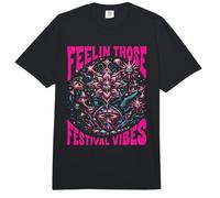 Festival de Verano Música Artes 60s 70s Groovy Retro Festivales Comfort Colors Adult Heavyweight T-Shirt