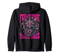 Festival de Verano Música Artes 60s 70s Groovy Retro Festivales Sudadera con Capucha
