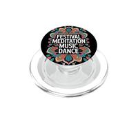 Festival de Verano Música Danza Meditación Hombres Mujeres PopSockets PopGrip para MagSafe