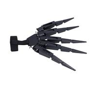 Festival Dedos Articulados Araña Garra Dedo Prop Negro Araña Garra Prop para Festival Cosplay Performance (Mano Izquierda)