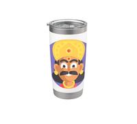 Festival del Rey Mahabali Bali Asura Onam Vaso térmico de acero inoxidable de doble pared