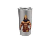 Festival del Rey Mahabali Bali Asura Onam Vaso térmico de acero inoxidable de doble pared