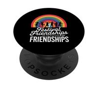 FESTIVAL FRIENDSHIPS ARE THE BEST KIND OF FRIENDSHIPS PopSockets PopGrip Adhesivo